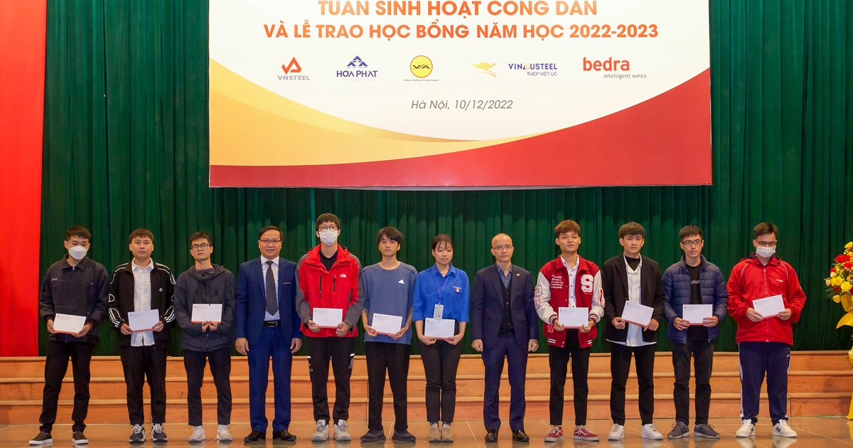 VNSTEEL - HUST: Đồng hành cùng sinh viên Viện Khoa học và Kỹ thuật Vật liệu