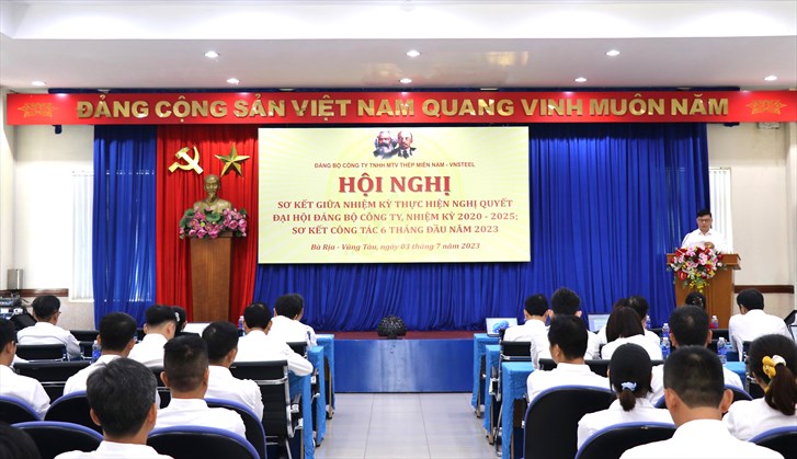 Các Đảng bộ, Chi bộ cơ sở trực thuộc Đảng bộ VNSTEEL tổ chức Sơ kết 03 năm thực hiện Nghị quyết Đại hội nhiệm kỳ 2020 – 2025