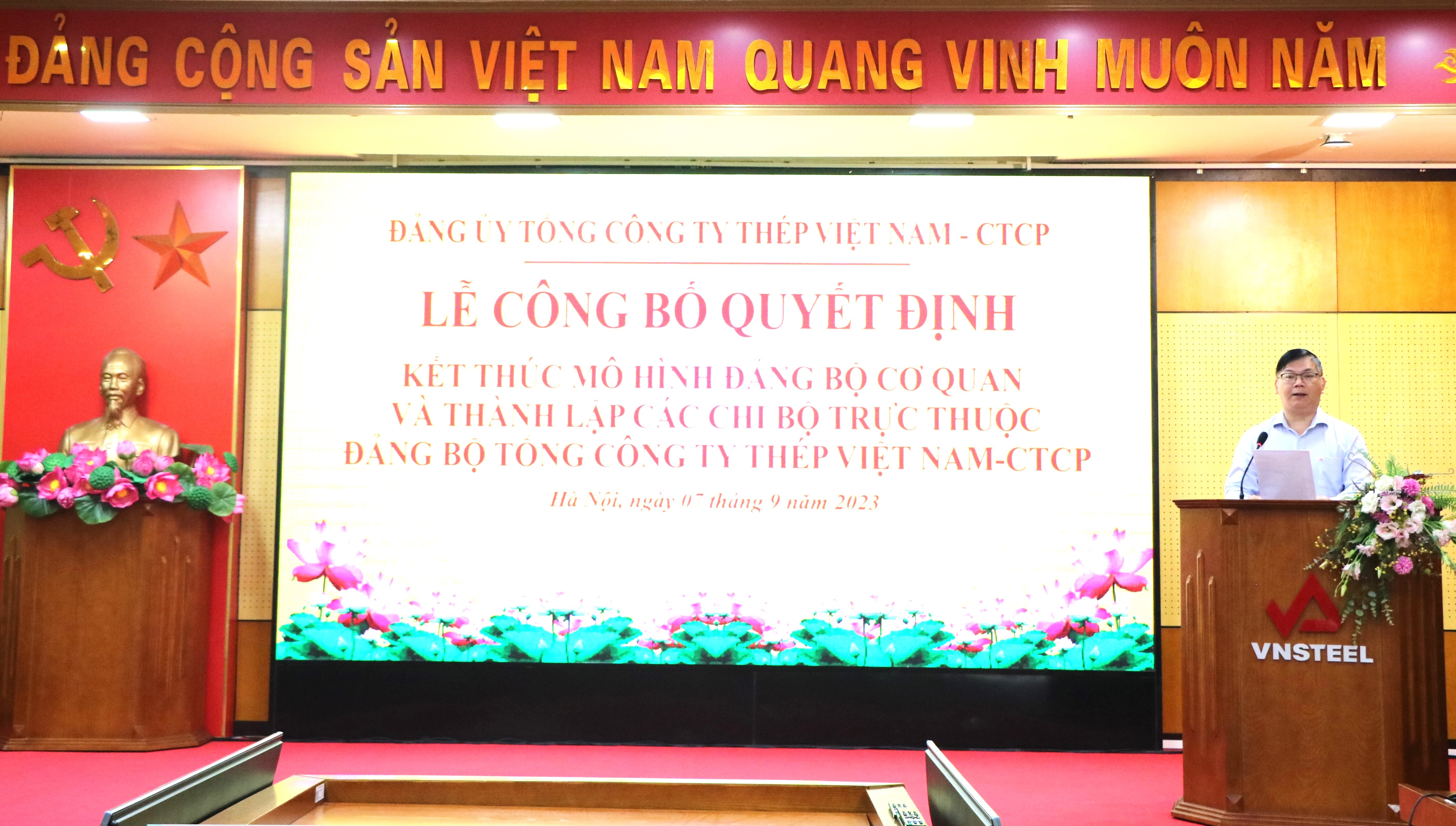 Đc Bí thư Đảng uỷ VNS phát biểu chỉ đạo