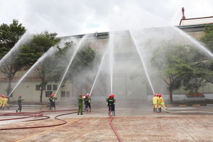 VNSTEEL phòng cháy chữa cháy trong toàn hệ thống