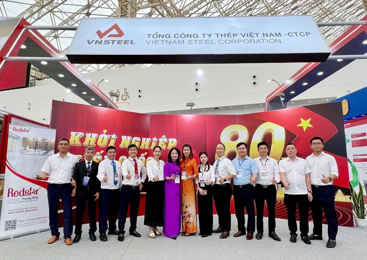 Những cảm xúc đáng nhớ từ gian hàng VNSTEEL tại Triển lãm A80