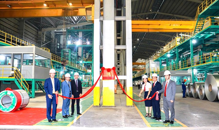 Đảng uỷ Tổng công ty Thép Việt Nam - CTCP tổ chức Lễ gắn biển Công trình chào mừng thành công Đại hội Đại biểu Đảng bộ Tổng công ty, nhiệm kỳ 2025-2030