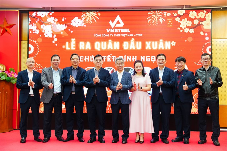 VNSTEEL: Ấm áp khí thế ra quân, quyết tâm thắng lợi ngay từ đầu xuân Bính Ngọ 2026