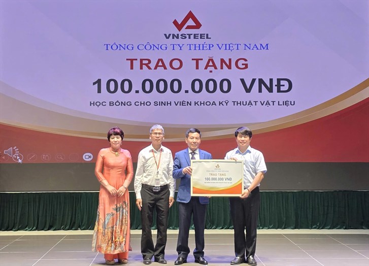 VNSTEEL đồng hành cùng sự nghiệp đào tạo nguồn nhân lực chất lượng cao ngành Thép Việt Nam